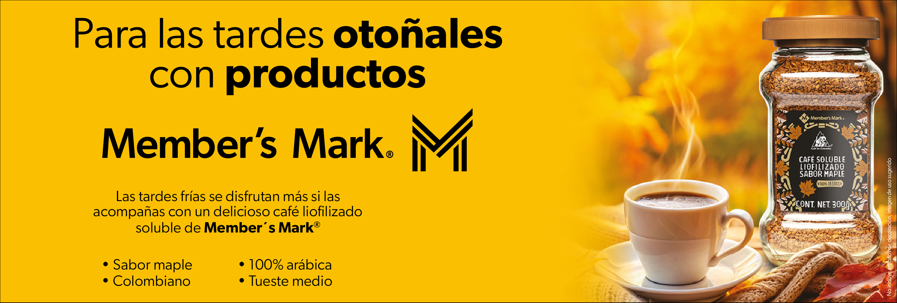 Para las tardes otonales con productos MM