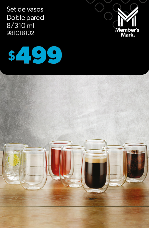 Set de vasos doble pared