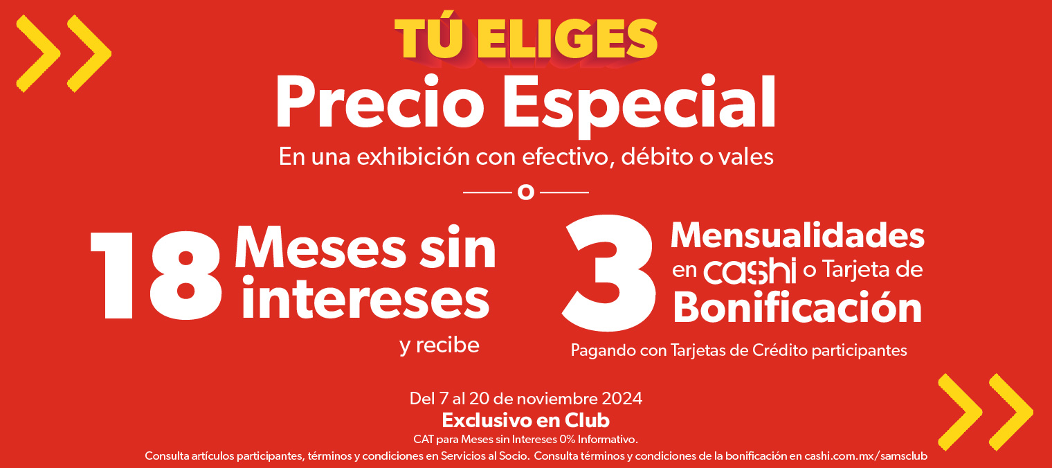 Tú eliges Precio Especial