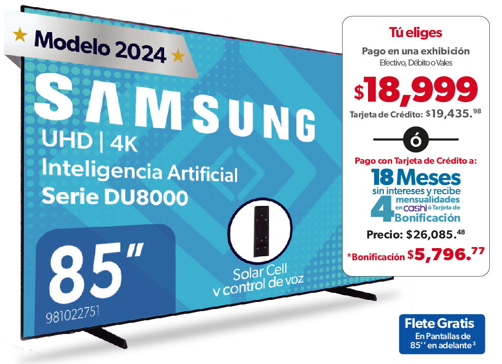 Pantalla 85"