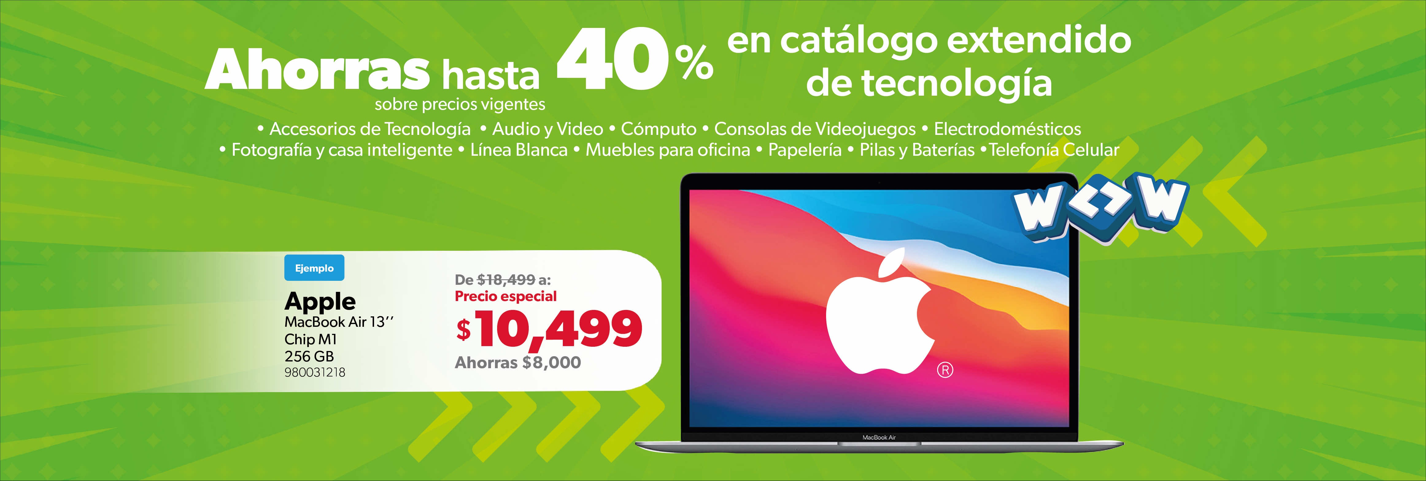 Catálogo extendido de tecnología