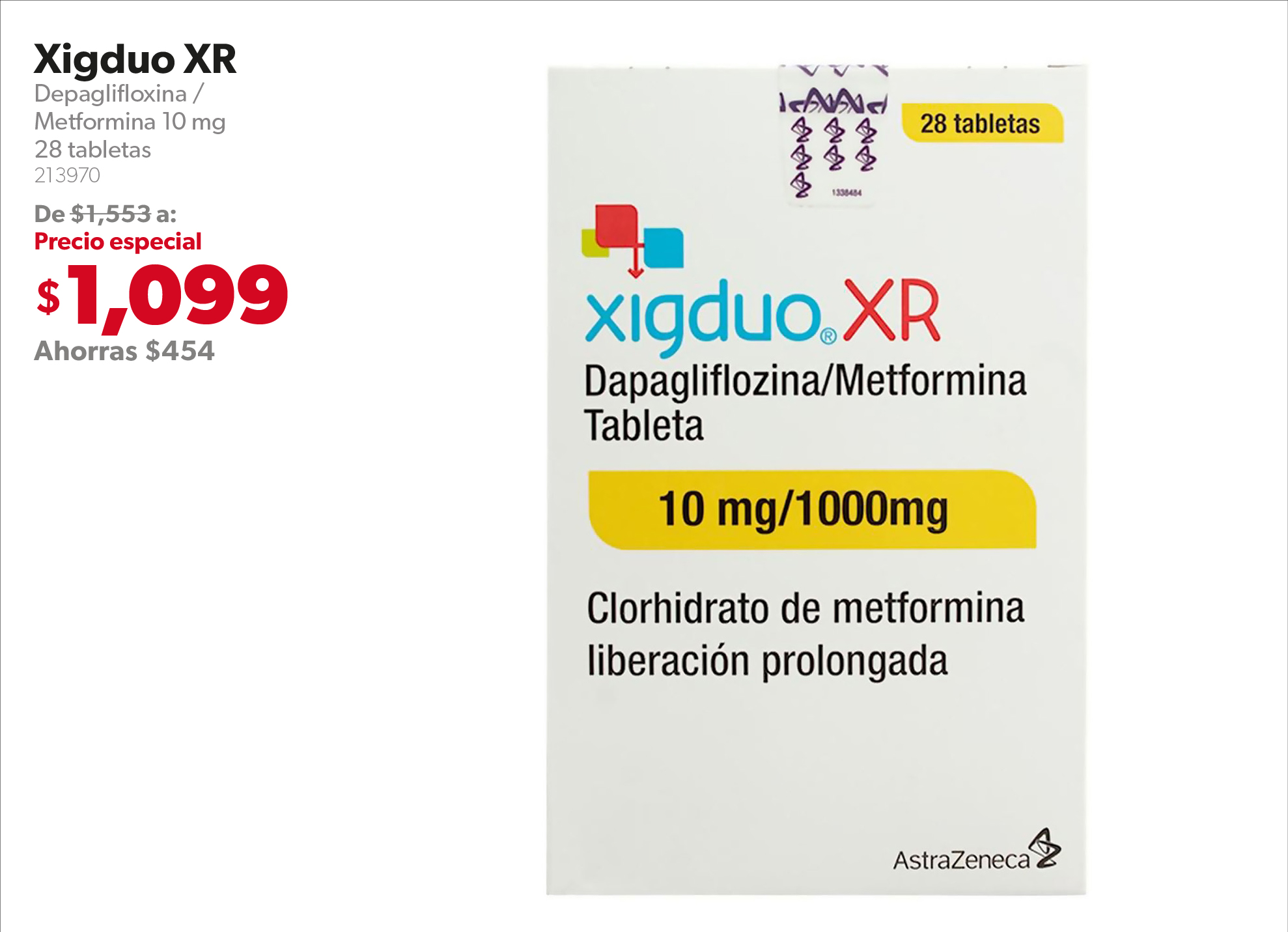 Depaglifloxina Metformina 10 mg