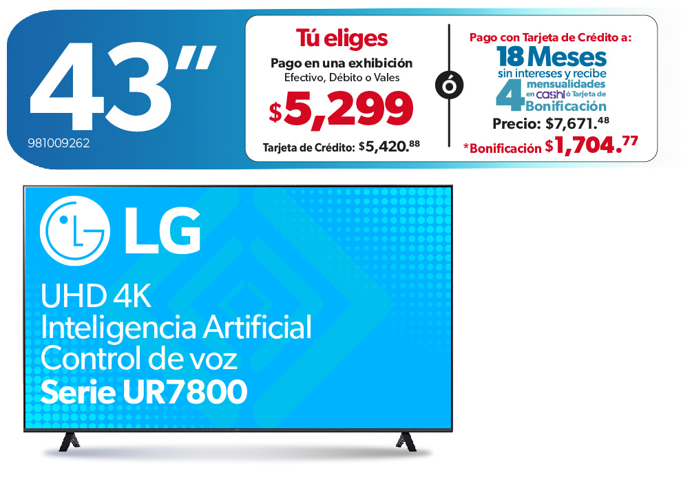 Pantalla 43"