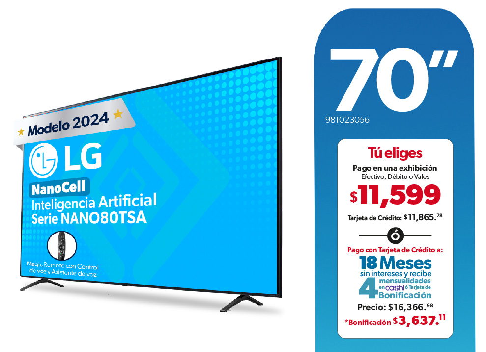 Pantalla 70"