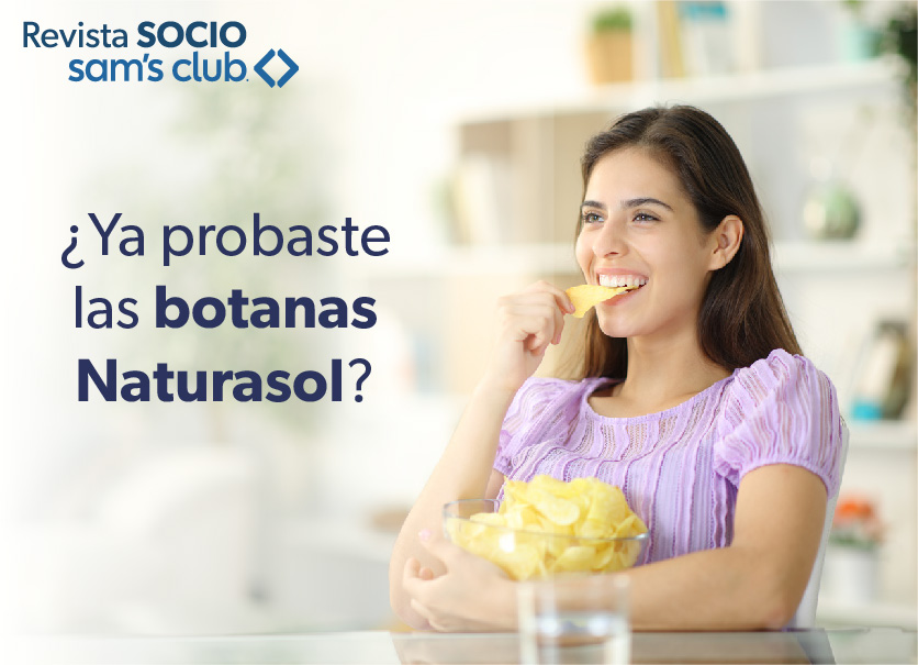 Ya probaste las botanas Naturasol