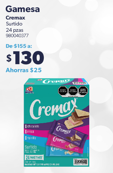 Cremax surtido