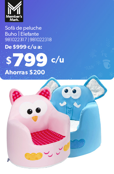 Sofa de peluche