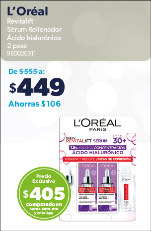 Serum rellenador