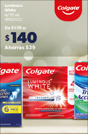 Pasta Colgate Luminous White