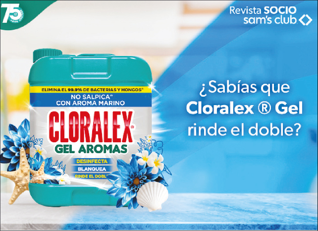 Sabias que Cloralex gel rinde el doble