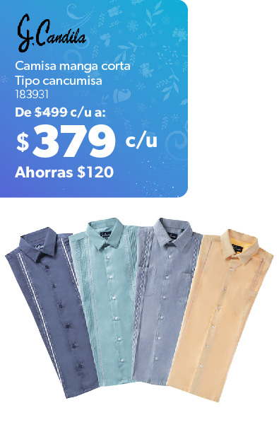 Camisa con manga corta