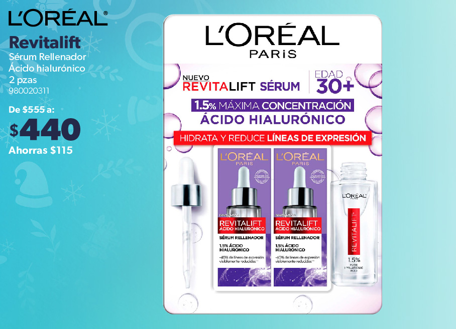 Serum rellenador