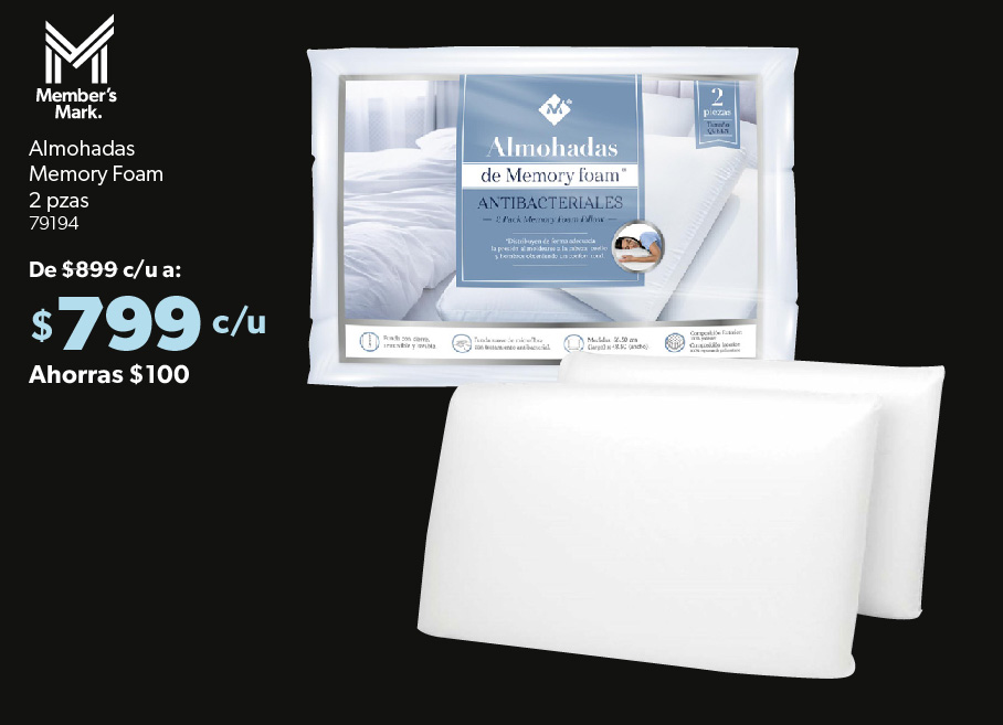 Almohadas Memory Foam