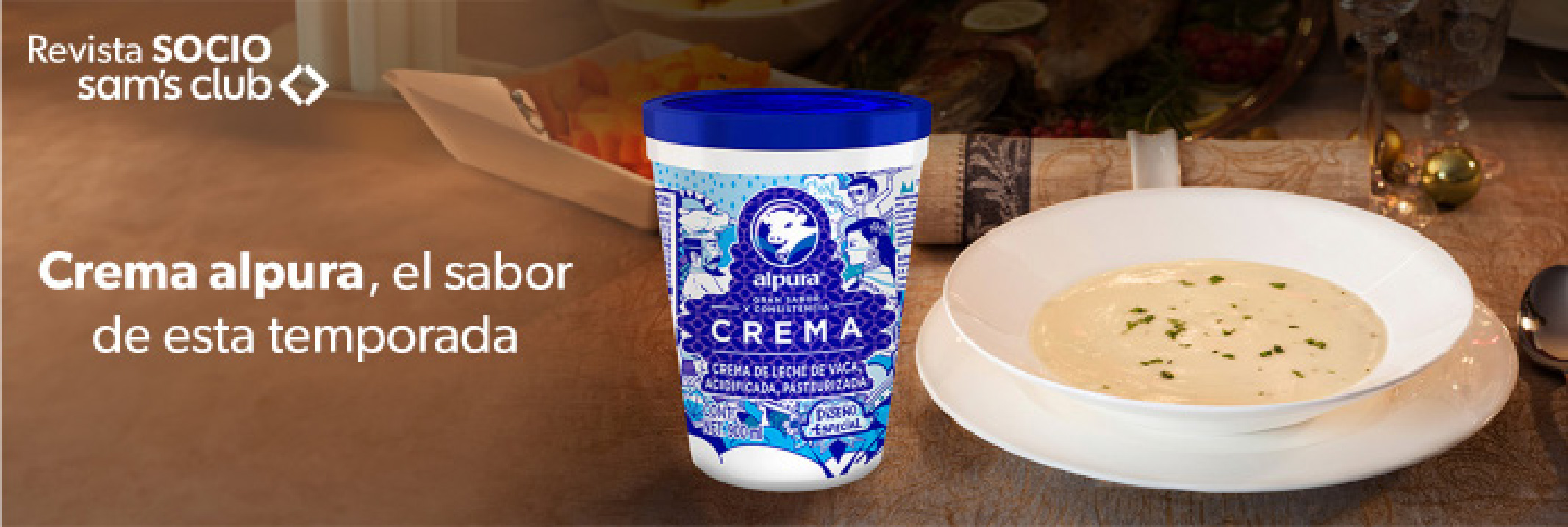 Crema alpura el sabor de esta temporada