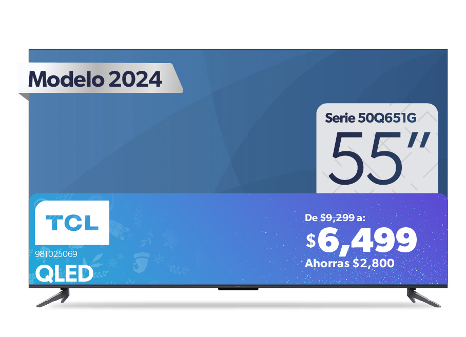 Smart TV QLED 55 pulgadas