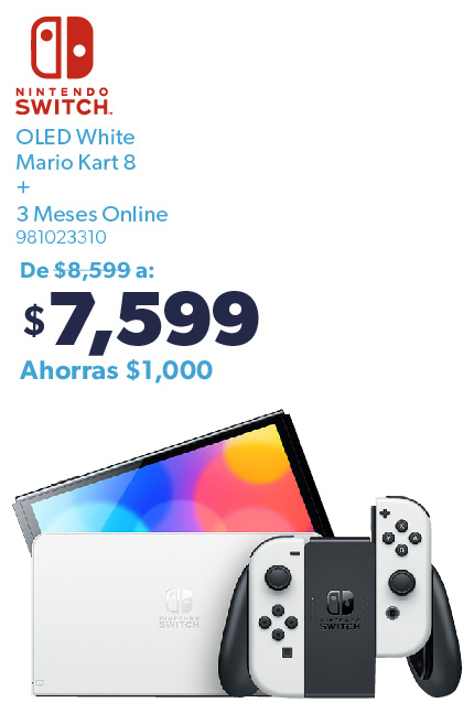 Consola switch mas mario