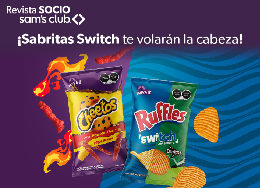 ¡Sabritas Switch te volaran la cabeza!