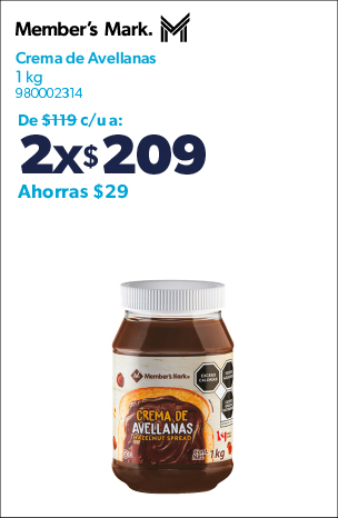 Crema de avellanas