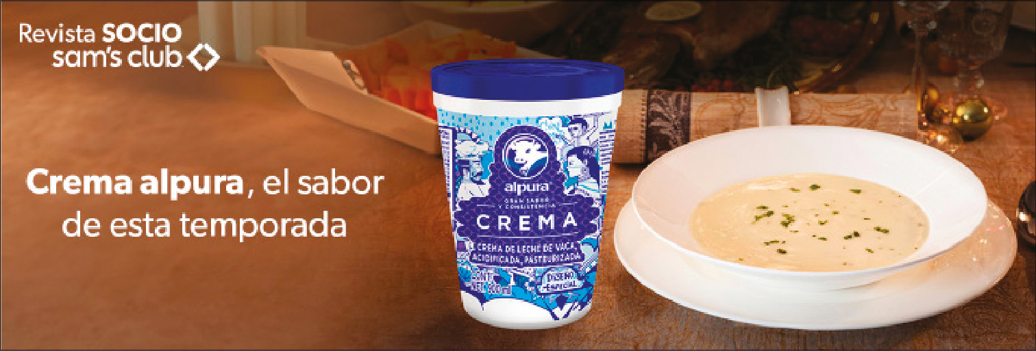 Crema alpura el sabor de esta temporada