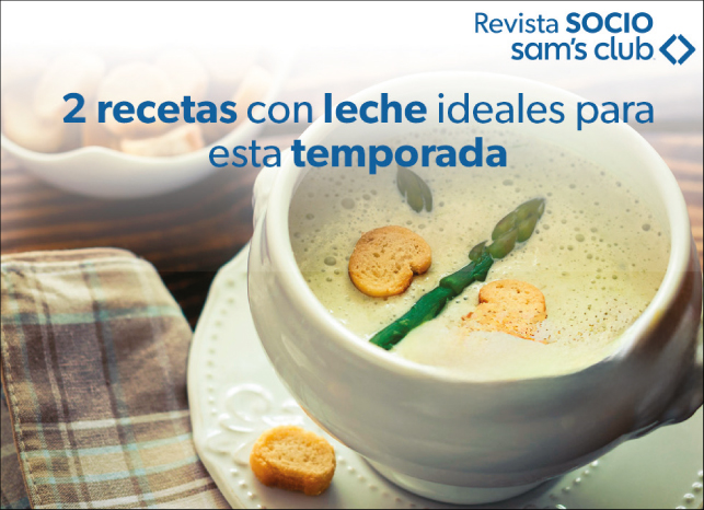 2 recetas con leche ideales para esta temporada