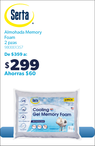 Almohada memory foam