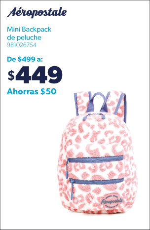 Mini backpack de peluche