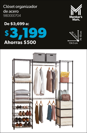 Closet organizador