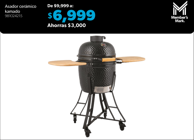 Asador ceramico