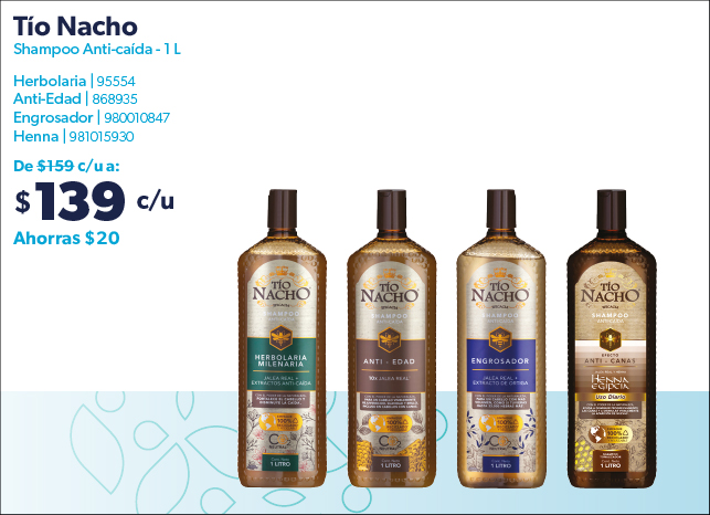 Shampoo herbolaria antiedad henna