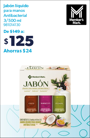 Jabon liquido para manos antibacterial