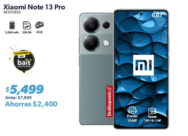 Smartphone Note 13 Pro