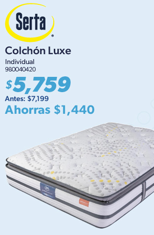 Colchon luxe individual