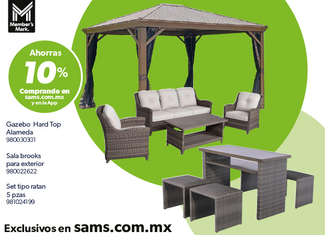 Muebles para exterior