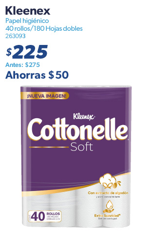 Papel higienico Cotonelle Soft