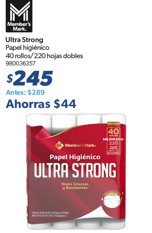 Papel higienico Ultra Strong