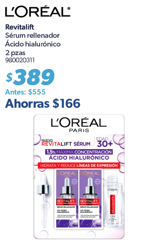 Serum rellenador