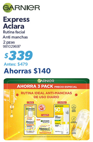 Rutina facial Express Aclara