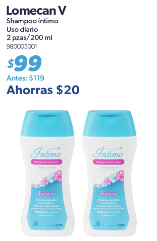 Shampoo intimo