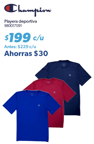 Playera deportiva