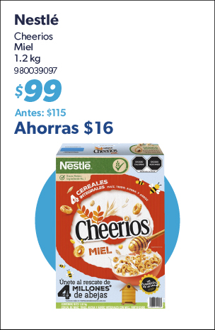 Cereal miel Cheerios