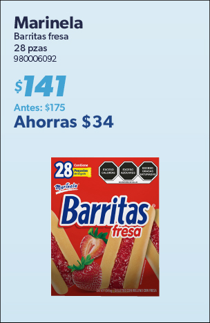 Barritas fresa