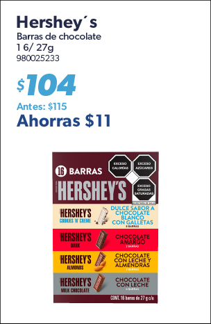 Barras de chocolate