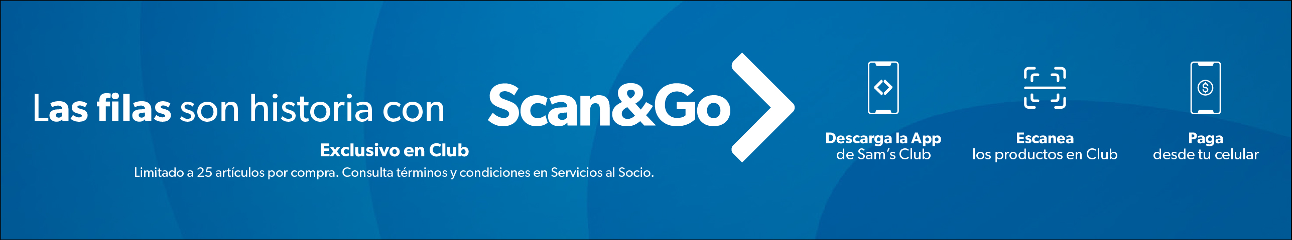 Las filas son historia con Scan & Go