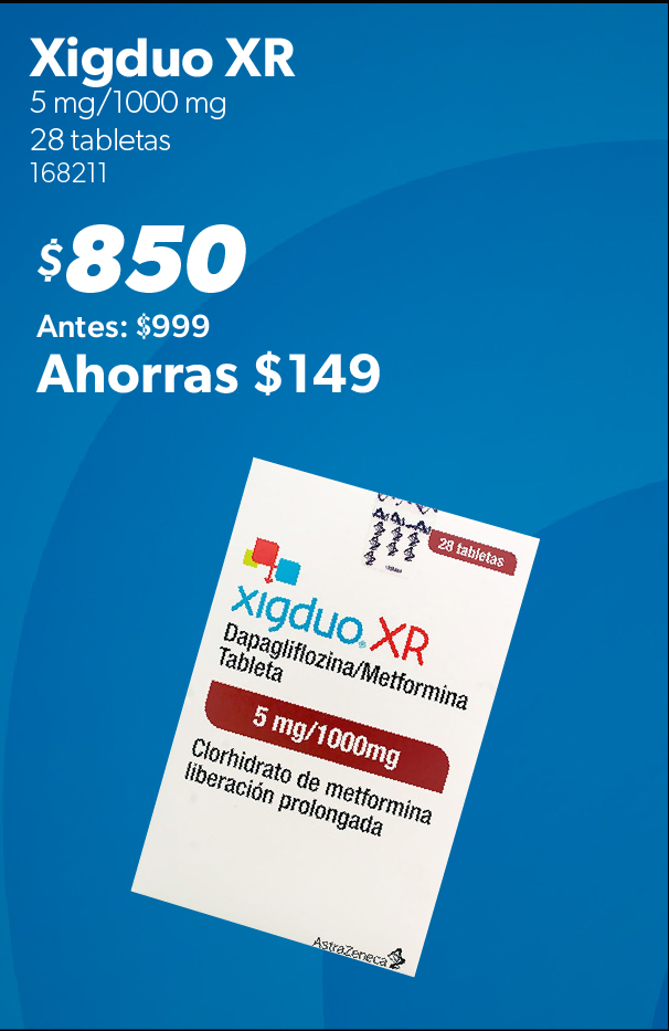 Xigduo XR tabletas 5mg