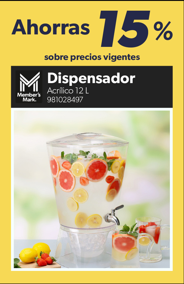 Dispensador acrilico