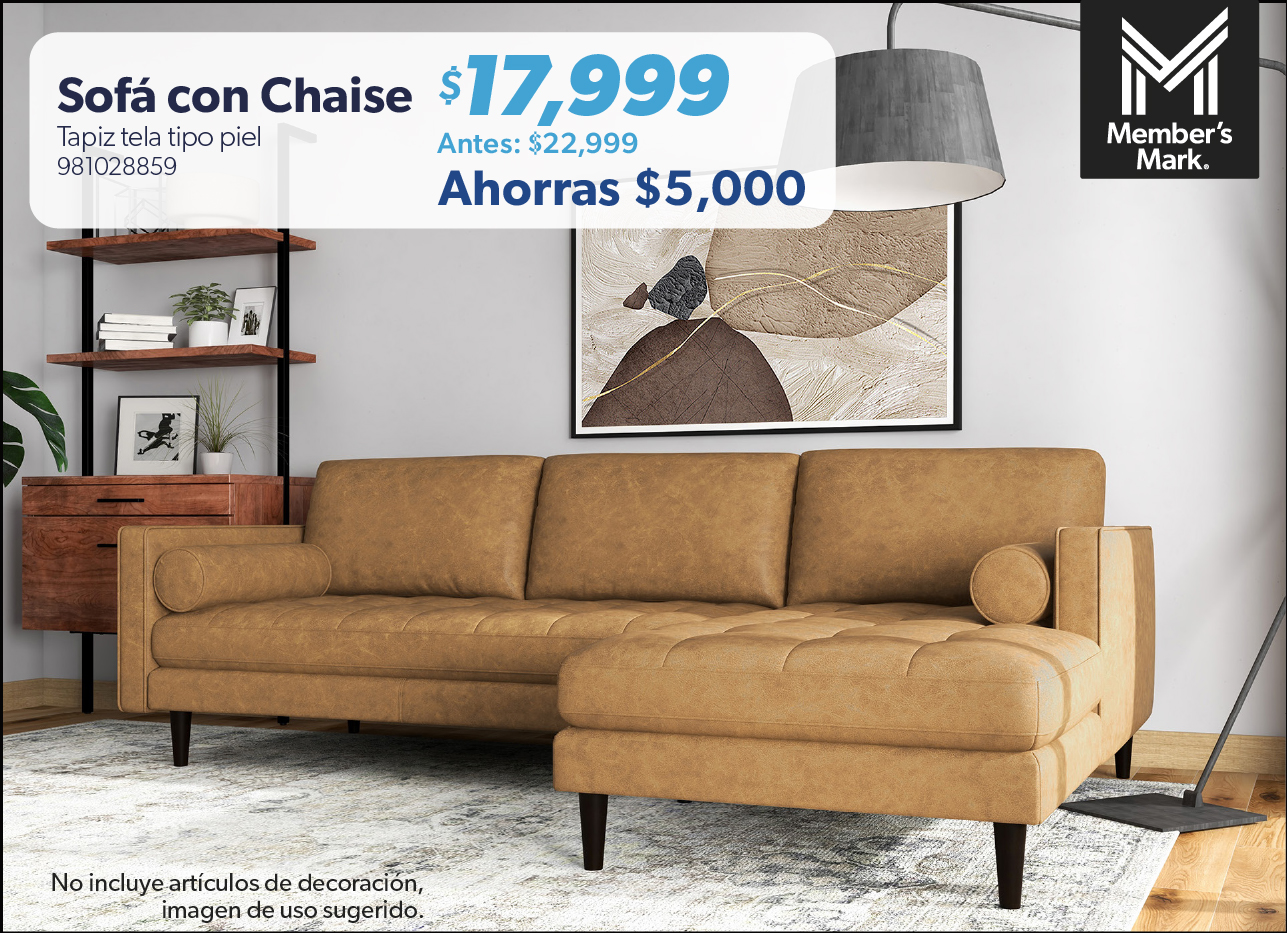 Sofa con chaise