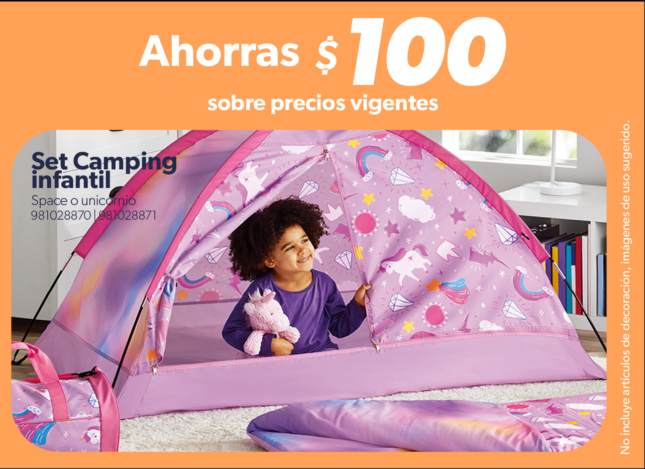 Set camping infantil