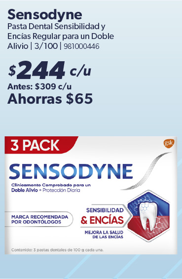 Pasta dental sensibilidad