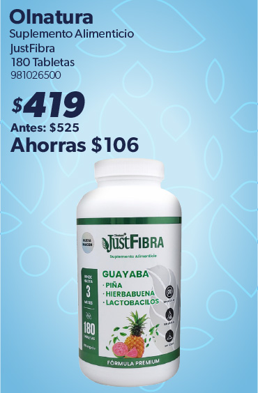Suplemento alimenticio fibra