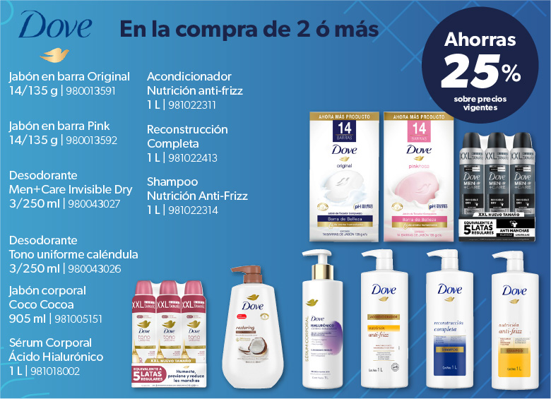 Jabon desodorante crema serum